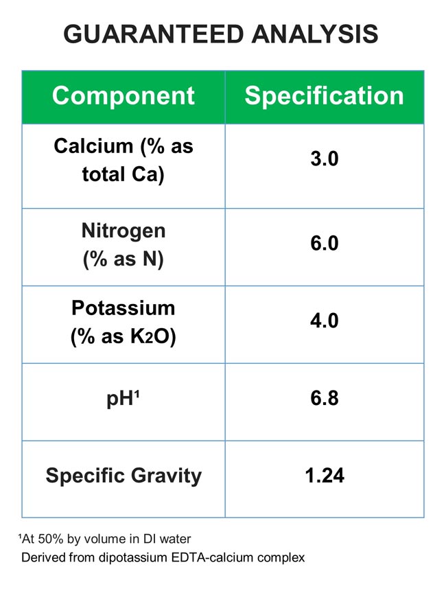 CHELATED Ca-3% for Healthier Plants and Higher Yields